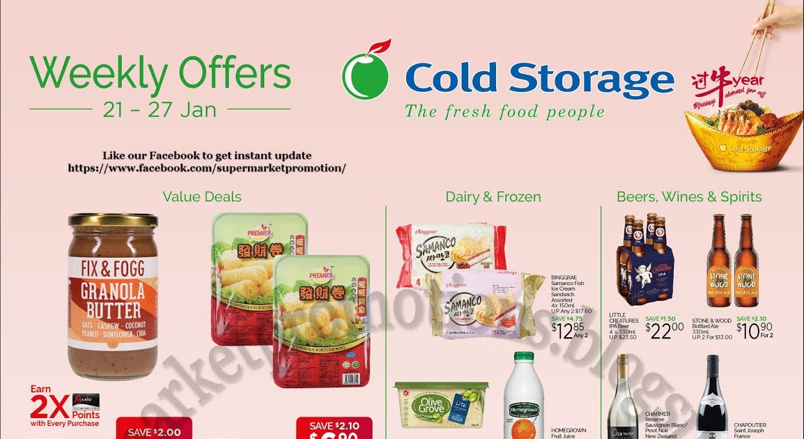 Cold Storage Weekly Promotion 21 27 January 2021 Supermarket Promotions
