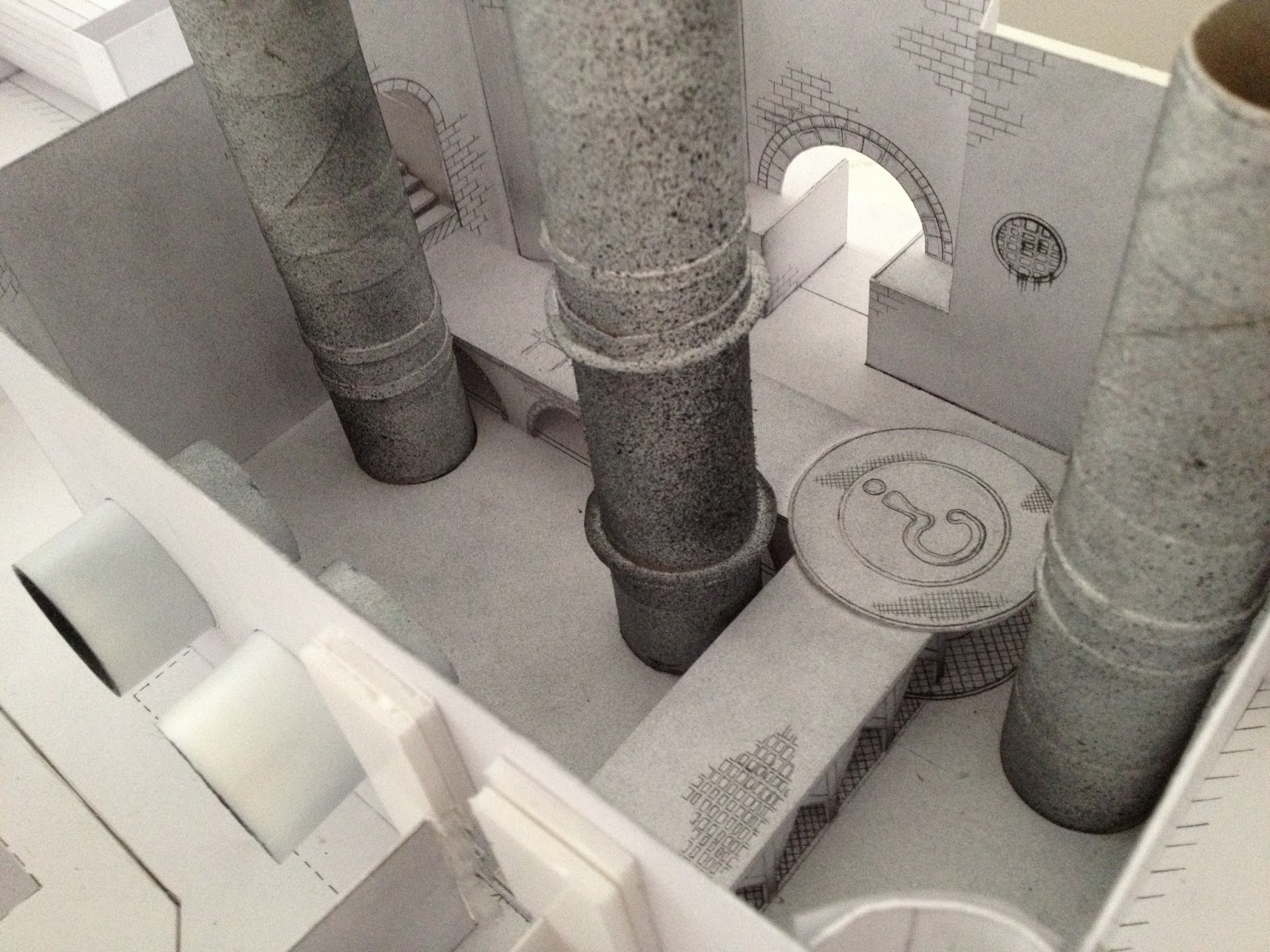 Daniel Gubba - Set and Props.: Design for Film - Batman: The Riddler's Lair