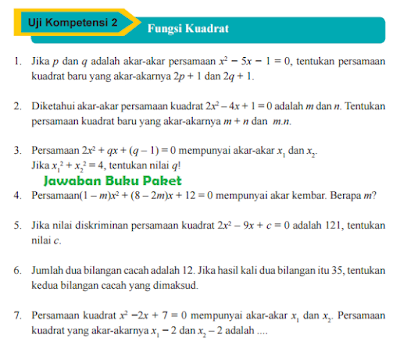 Lengkap Kunci Jawaban Buku Paket Matematika Uji Kopetensi 2 Halaman 129 130 131 132 Kelas 9 Kurikulum 2013 Kunci Jawaban Buku Paket Terbaru Lengkap Bukupaket