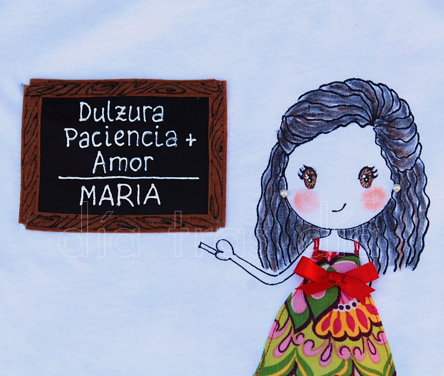 Camiseta maestra personalizada