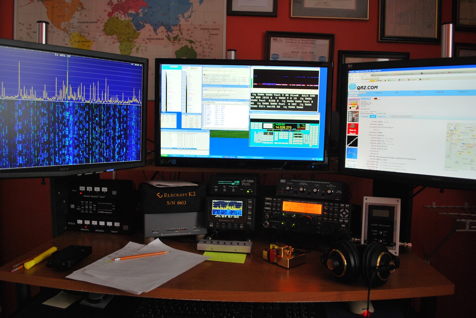 Ham radio and software.......... •