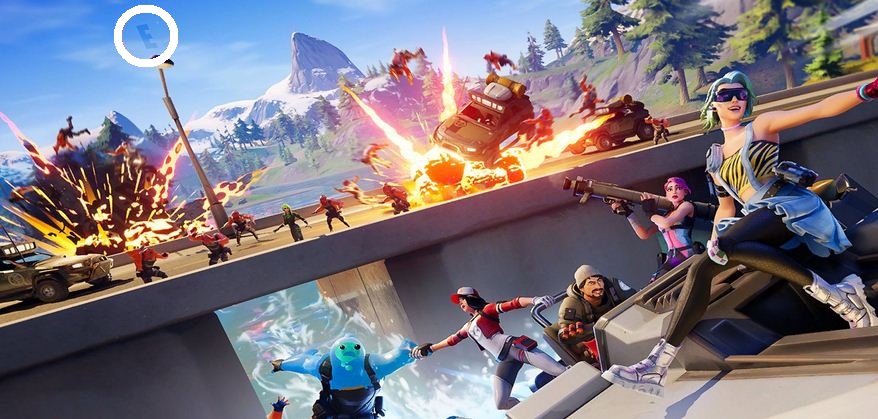 Find Letter E in Fortnite, Loading Screen, Location Map