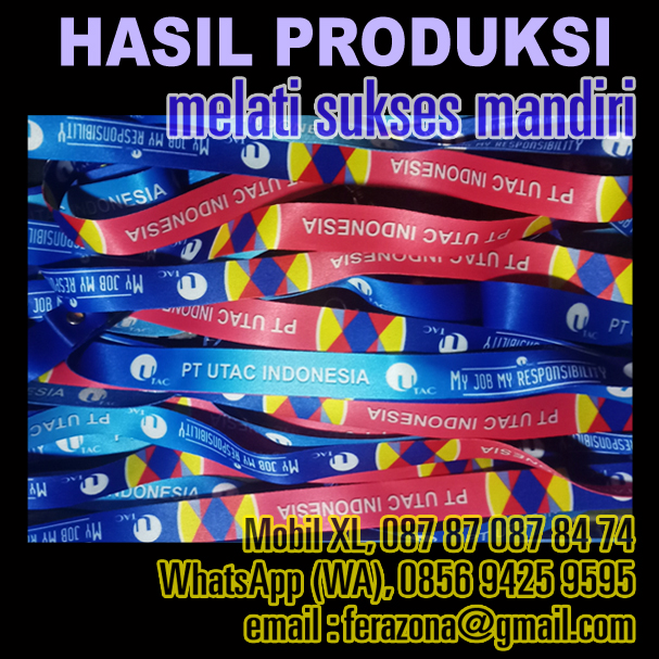 lanyard tali id card digital sablon melati sukses mandiri grup tali id