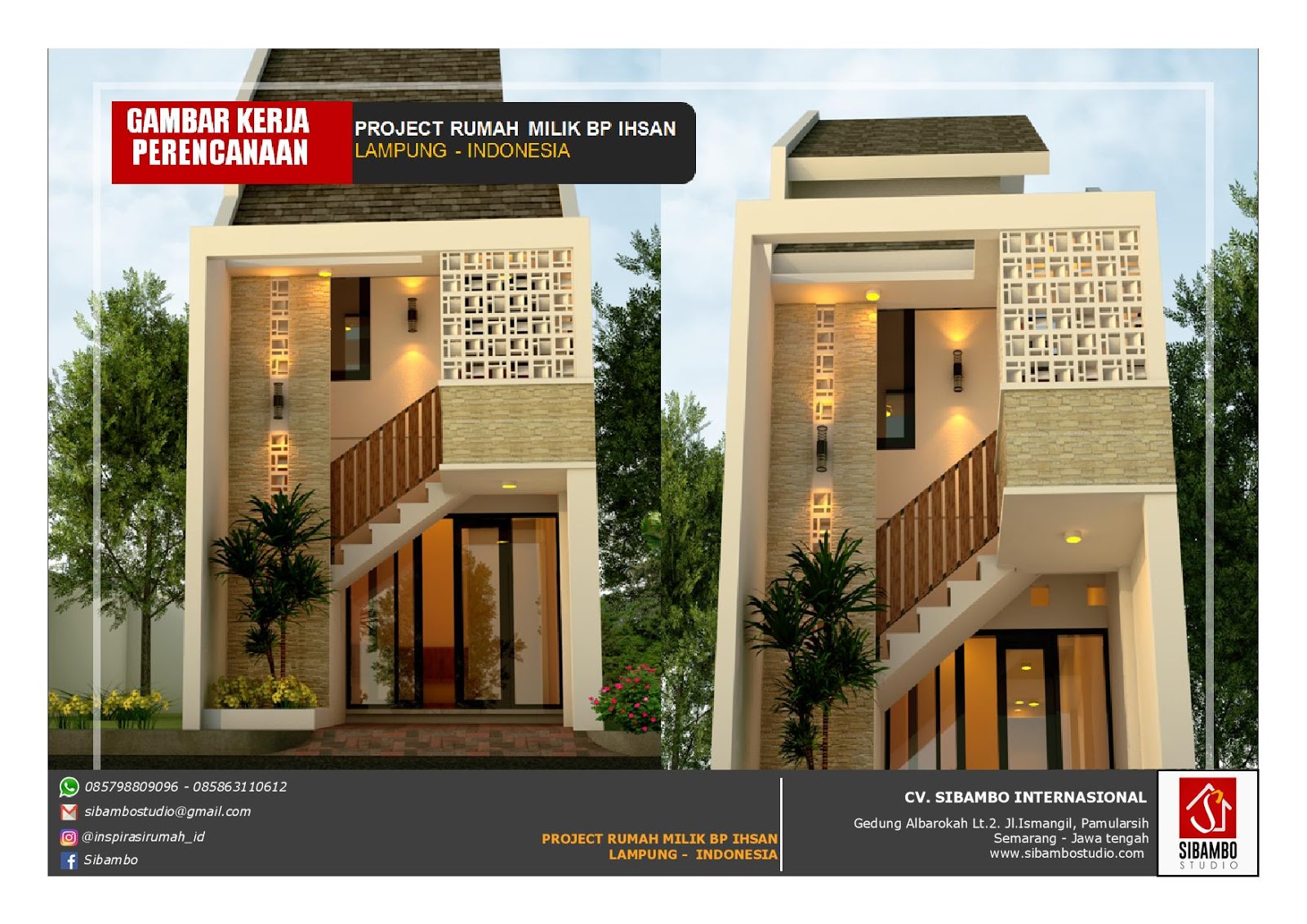 Contoh Denah Rumah Minimalis Ukuran 5x13 Rumahminimalis44
