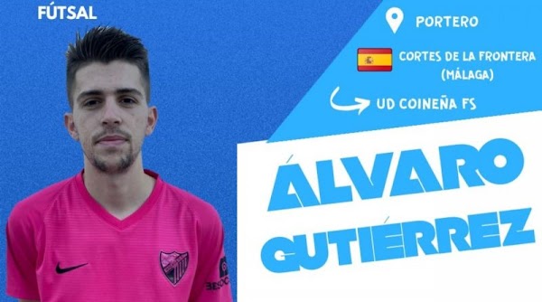 Oficial: El Málaga CF Futsal firma a Álvaro Gutiérrez