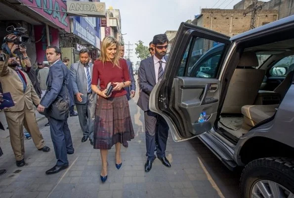 Queen Maxima of the Netherlands visited Benazir Income Support Programme (BISP) in Rawalpindi, Islamabad, Pakistan