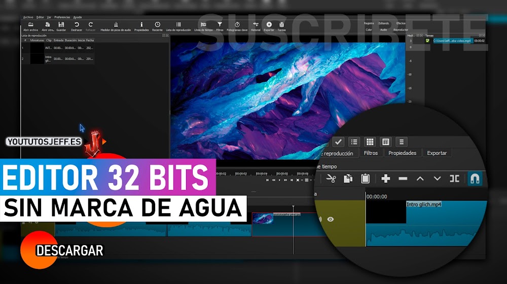 Descargar Shotcut 32 BITS para PC | Editor de Video SIN MARCA DE AGUA