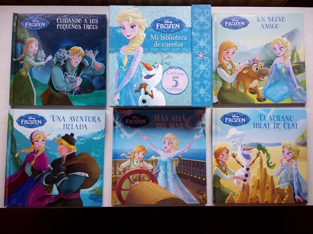 Caja con 5 cuentos Frozen Disney