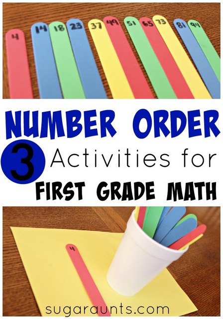 Teaching Number Order First Grade Math | The OT Toolbox
