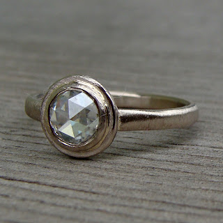 rose cut moissanite