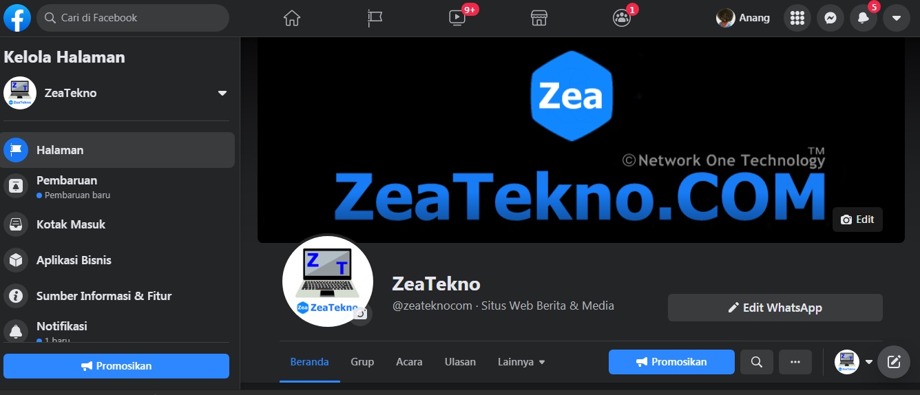 Cara Membuat Halaman di Facebook