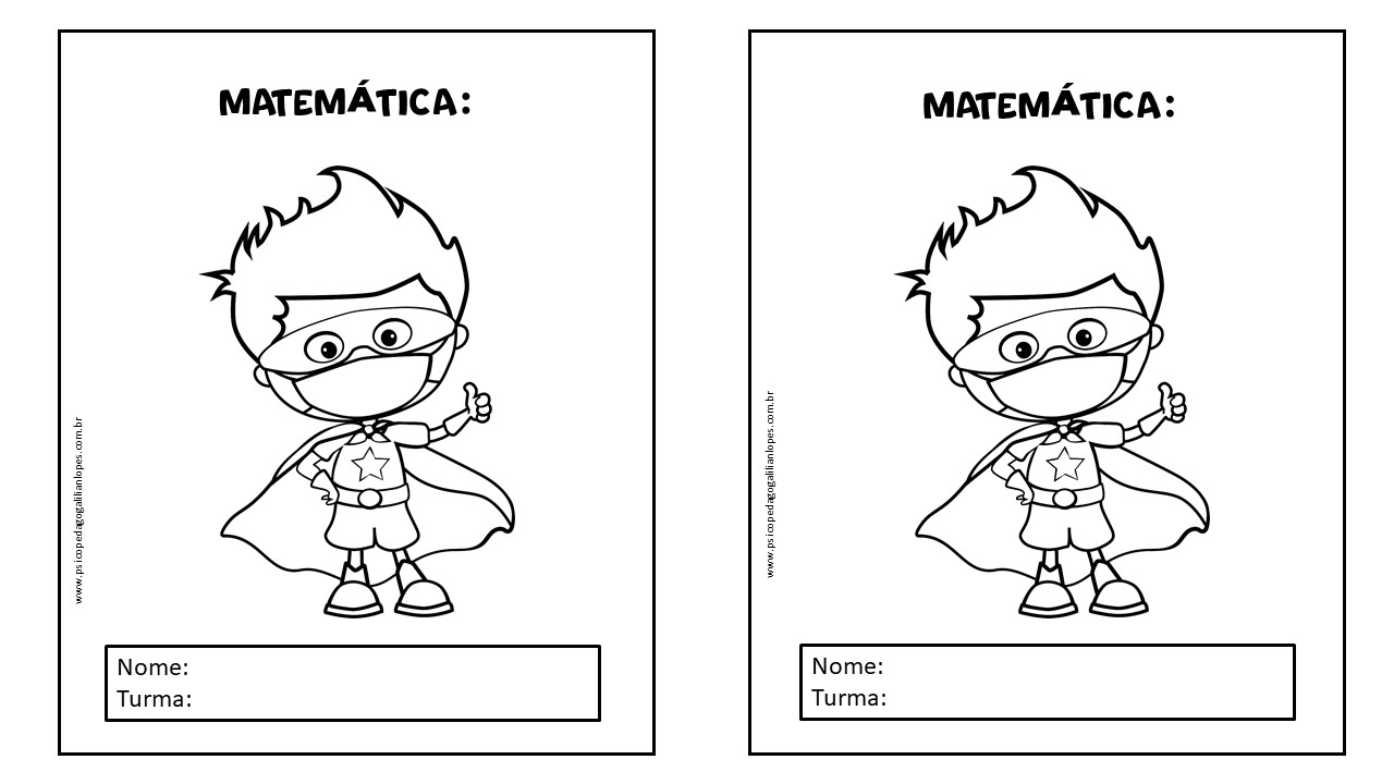 Capa para caderno - crianças com máscaras