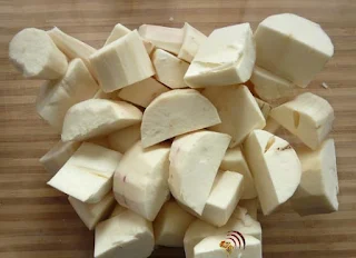 Simple Boiled Cassava.