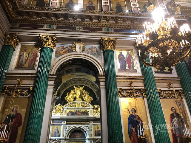 Catedral San Isaac San Petersburgo columnas y materiales
