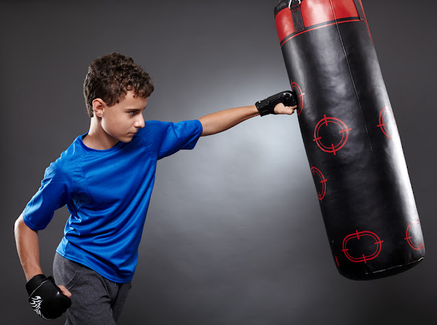 Instead of hurting people, use punching bag-Anger Management for Kids: The Caregiver's Responsibility