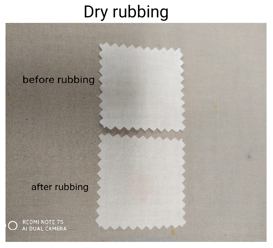 Textile Adviser TESTING OF COLOUR FASTNESS TO RUBBING OR CROCKING