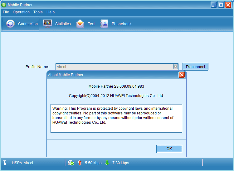 Huawei USB DataCard / Modem Dashboard Update Download Free Usb Modem