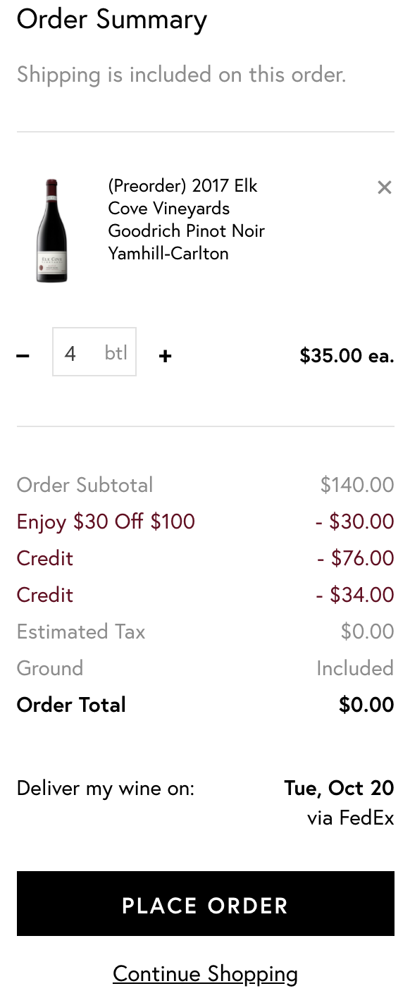 The Wellesley Wine Press 30 off 100 at Wine Access [Working for