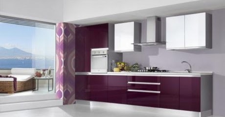 Cocinas color violeta - Colores en Casa