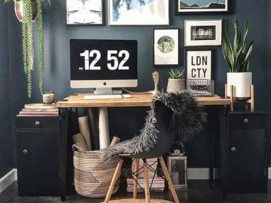 desain inspiratif ruang kerja di rumah desain ruang kerja di rumah