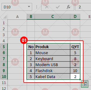 Cara membuat diagram pada Excel Cara membuat diagram pada Excel