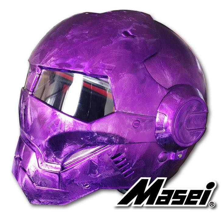 Luusama Motorcycle And Helmet Blog News Masei 610 Purple Ice Chrome