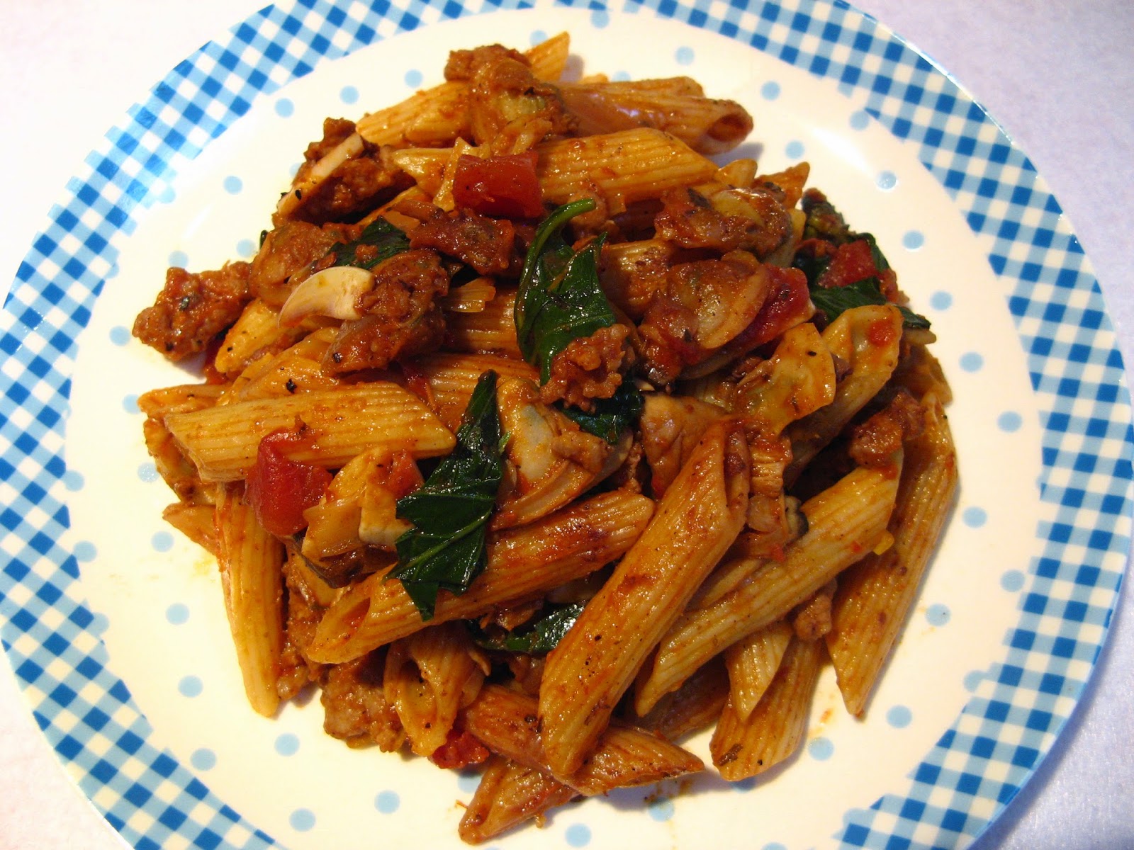 Duck Soup Easy Basil Italian Sausage and Manila Clam Pasta