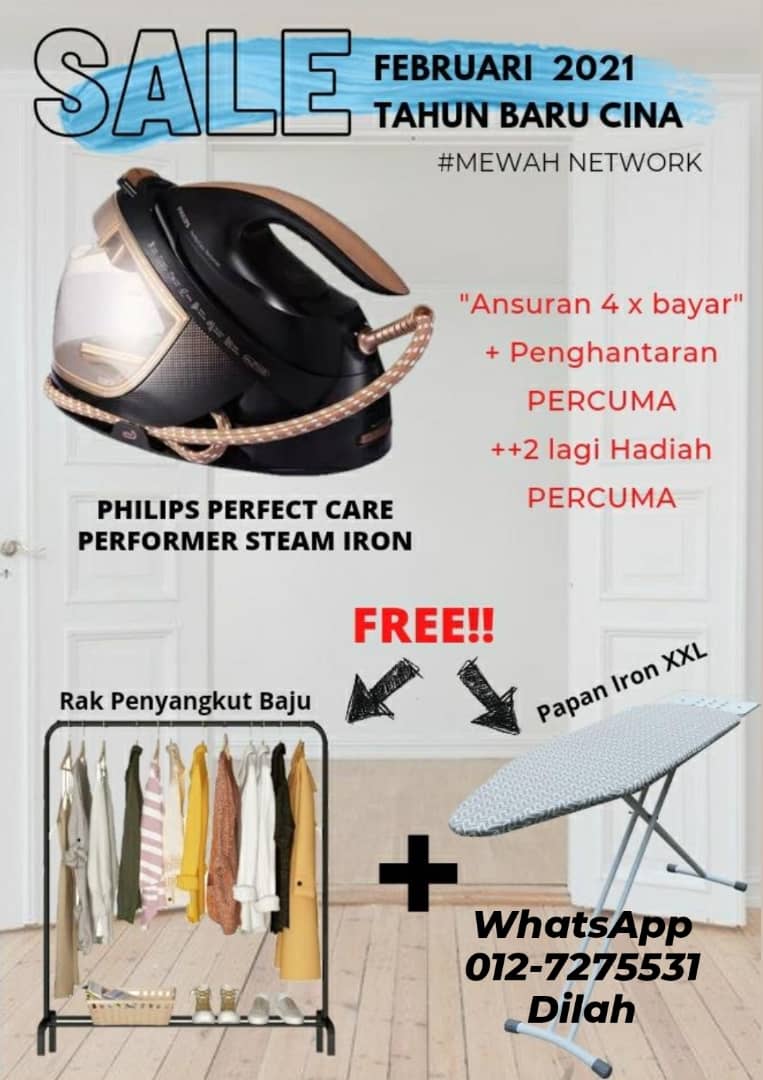 harga iron philips amway