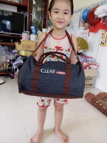 Túi du lịch da bò CLEAR