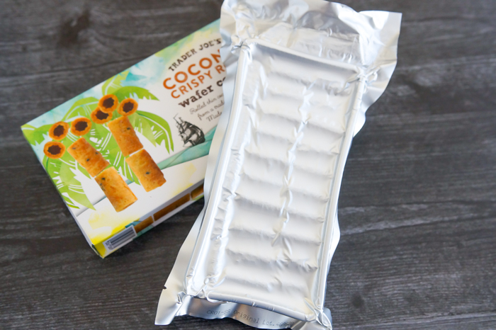 Trader Joe's review: Coconut Crispy Rolls Wafer Cookies