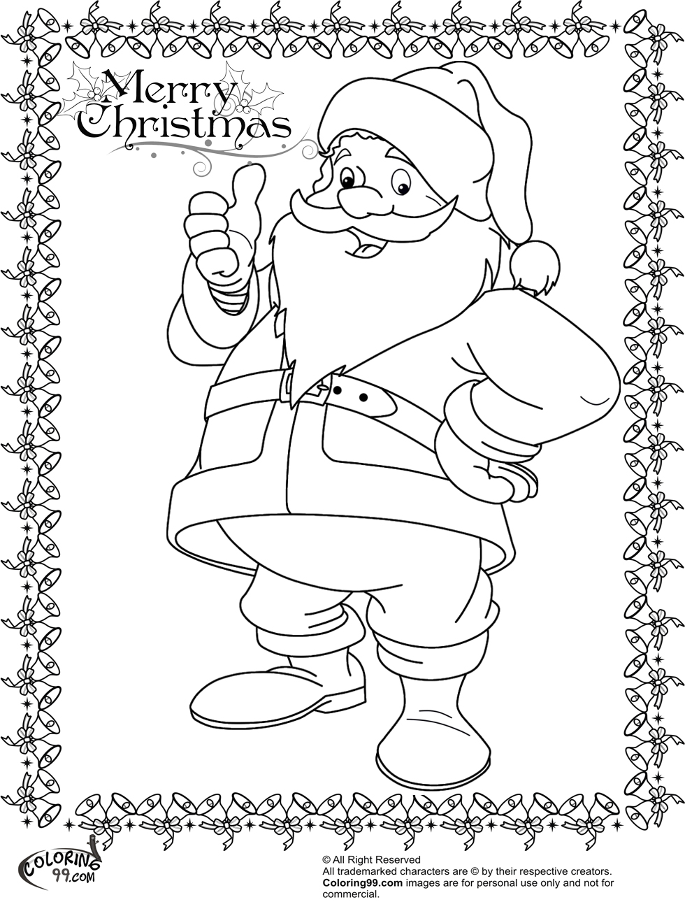 Santa Claus Printable Coloring Page Printable World Holiday Santa Claus Printable Coloring Page Printable World Holiday