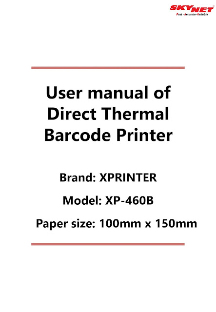 Thermal Printer XP-460B Driver Download Install  如何 下载 安装