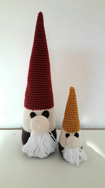Lutin crochet tuto drops gnome Noël 