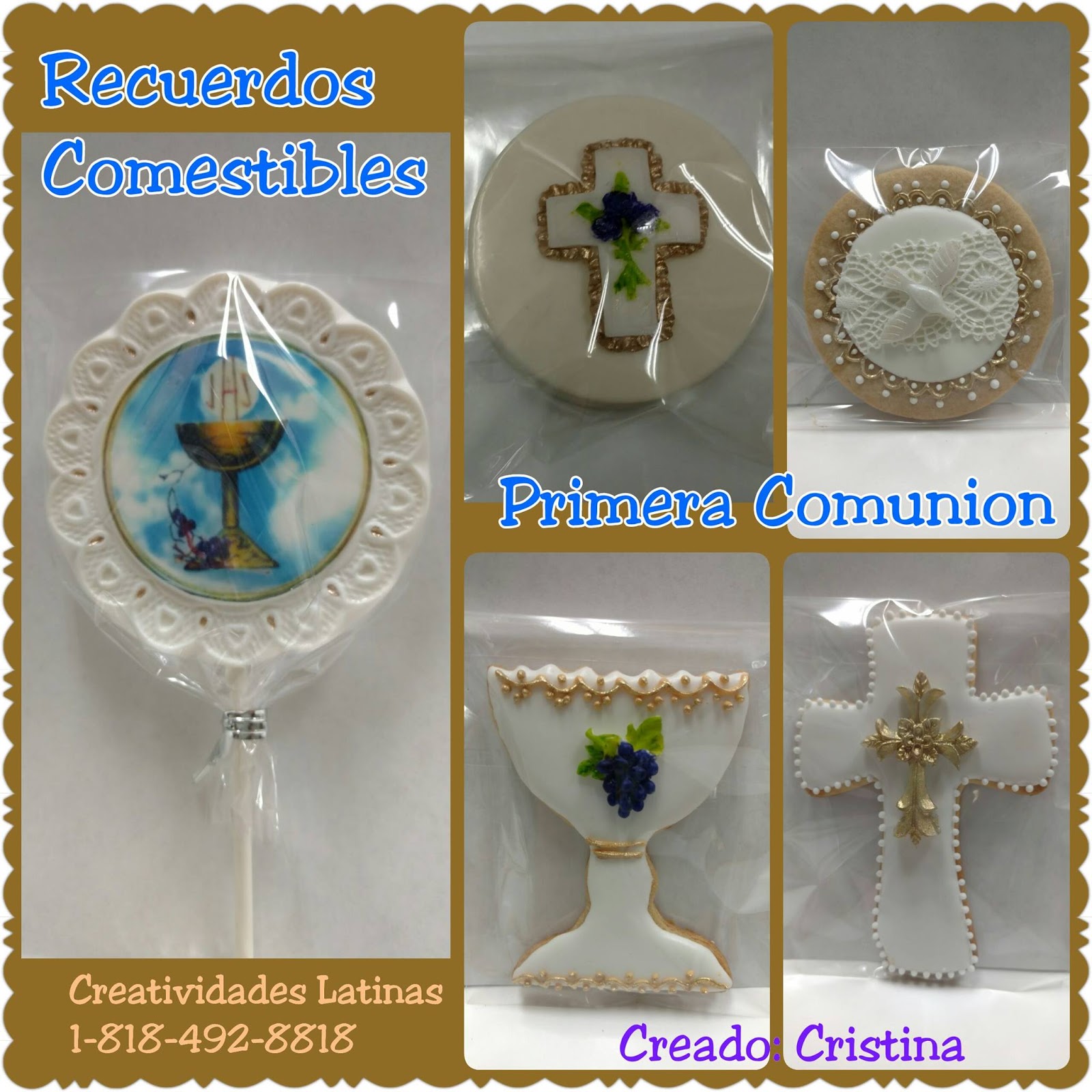 TIENDA ONLINE DE CREATIVIDADES LATINAS PRIMERA COMUNION / BAUTIZO