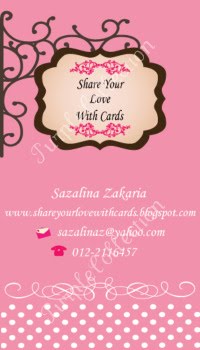 Personalised Business Cards, signboard, pink