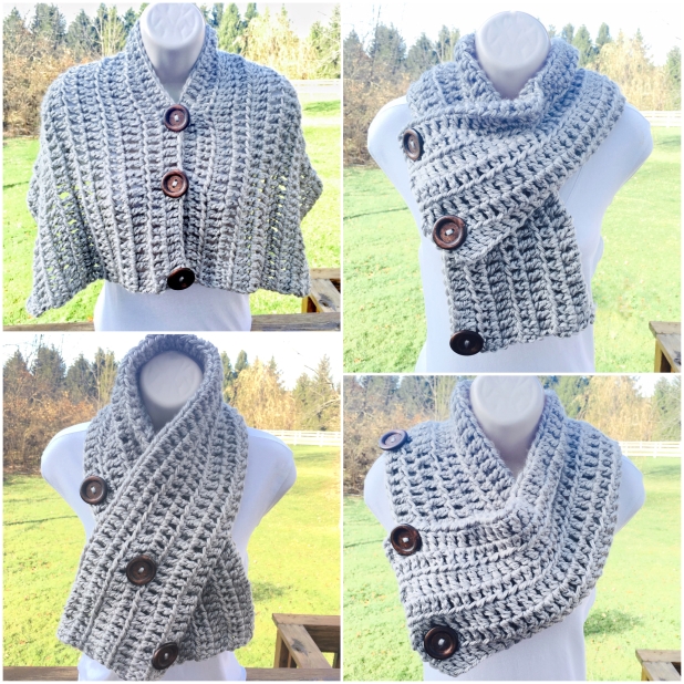 April's Archives: Multi-Way 3-Button Scarf