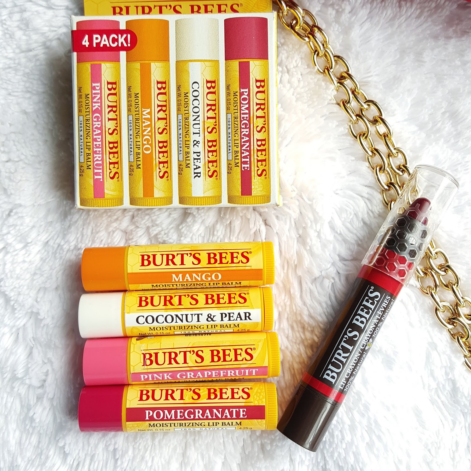 RIDZI MAKEUP BURTS BEES LIPBALM & BURTS BEES LIP CRAYON NAPA VINEYARD