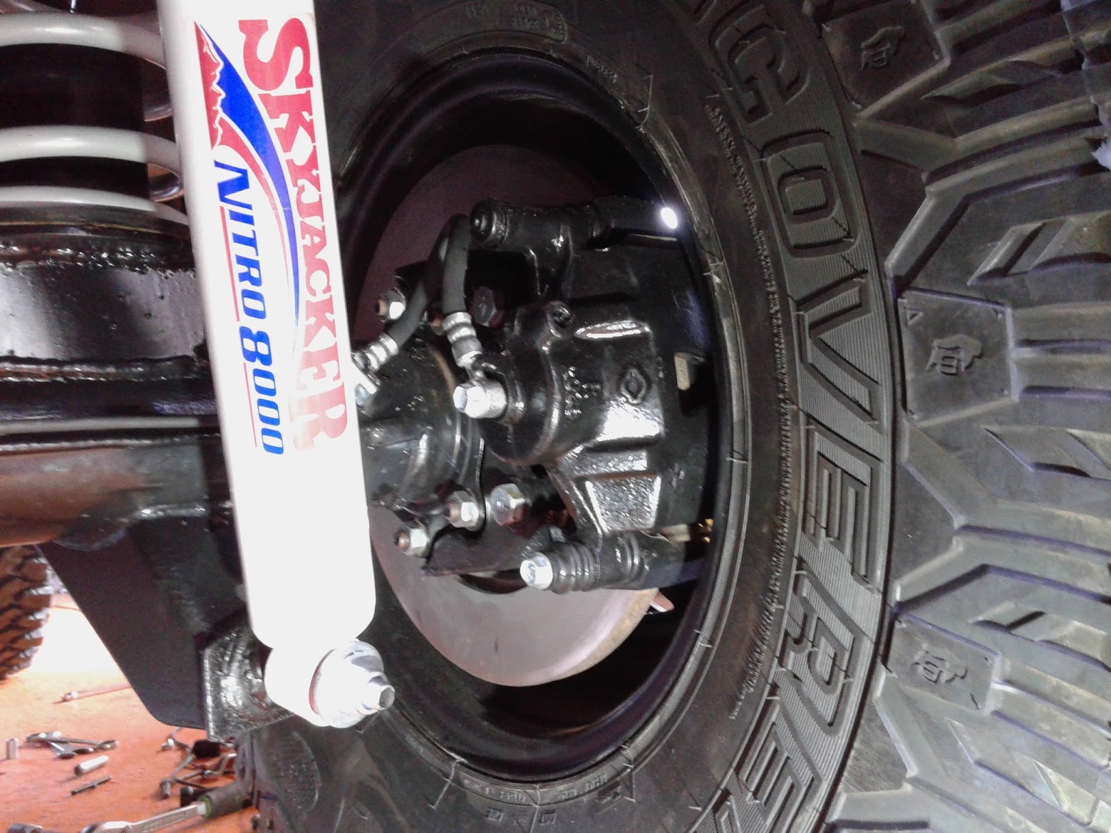 modificari4x4 Jeep wrangler tj, nissan patrol axle swap 2