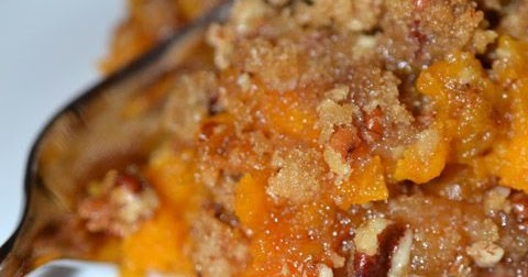 Sweet Potato Casserole with Pecan Streusel - Healthy Food Menu