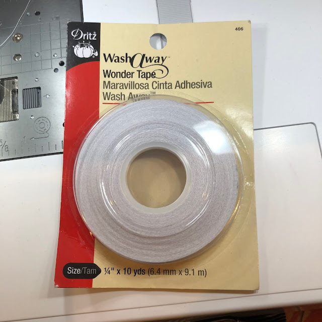 Wash Away Sticky Tape for Sewing Doll Clothes made with knit fabrics is