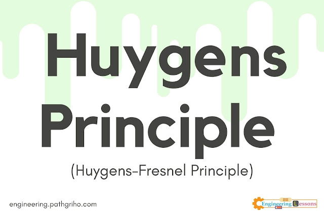 Huygens Principle (Huygens-Fresnel Principle)