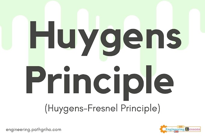Huygens Principle (Huygens-Fresnel Principle)
