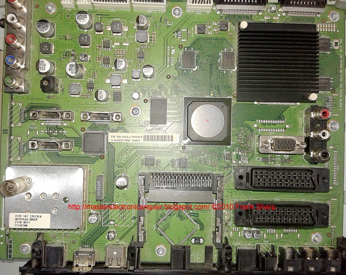 Master Electronics Repair ! REPAIR / SERVICING TV PHILIPS 32PFL7404H