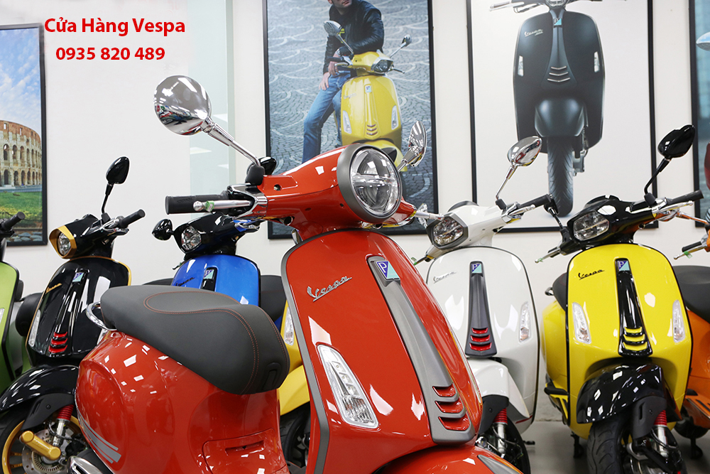 Xe Máy Điện Vespa Màu Cam Cũ Giá Rẻ  Bảo Hành Uy Tín 06 Tháng