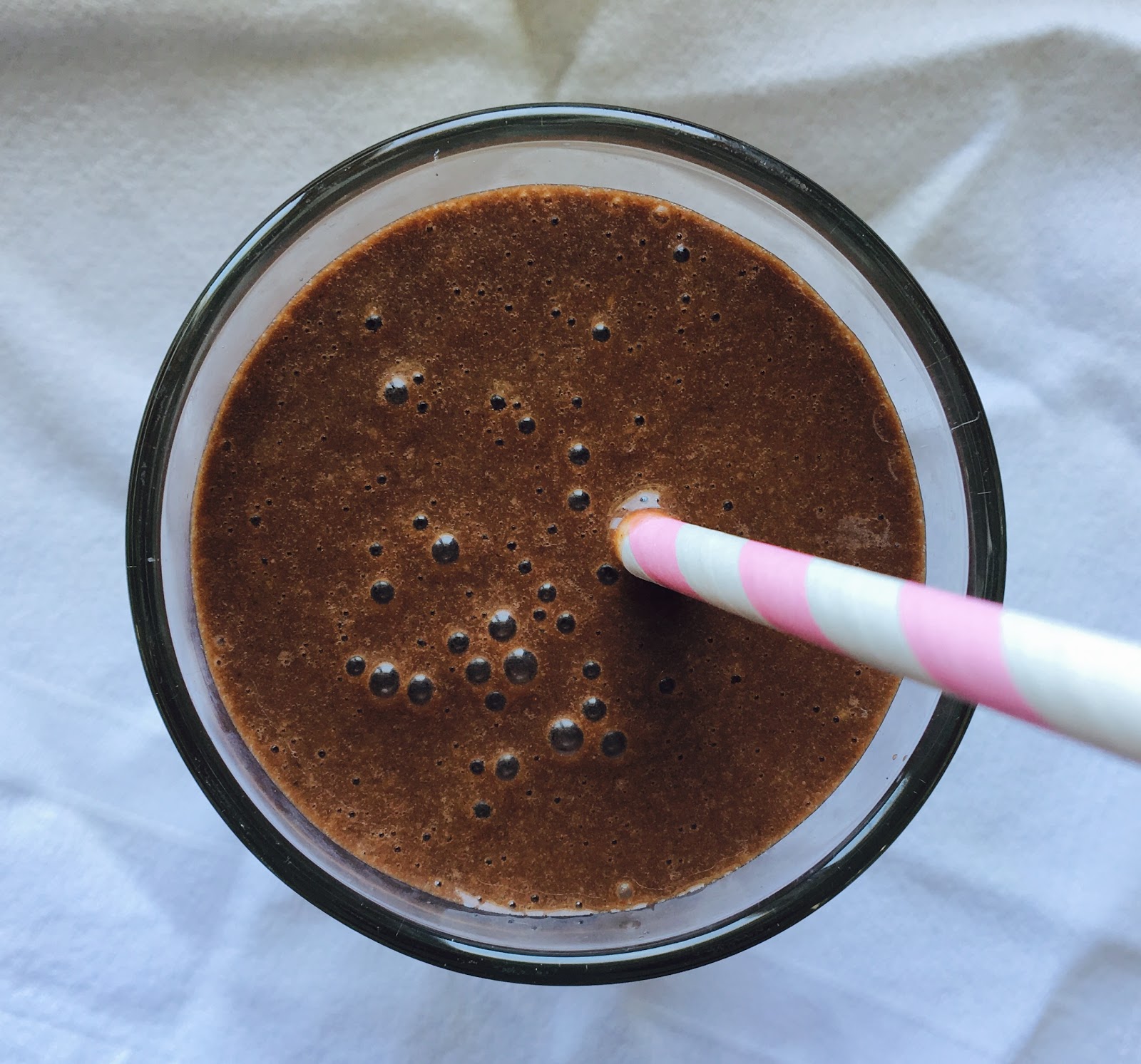 Easy Chocolate Smoothie With Almond Milk And Tahini