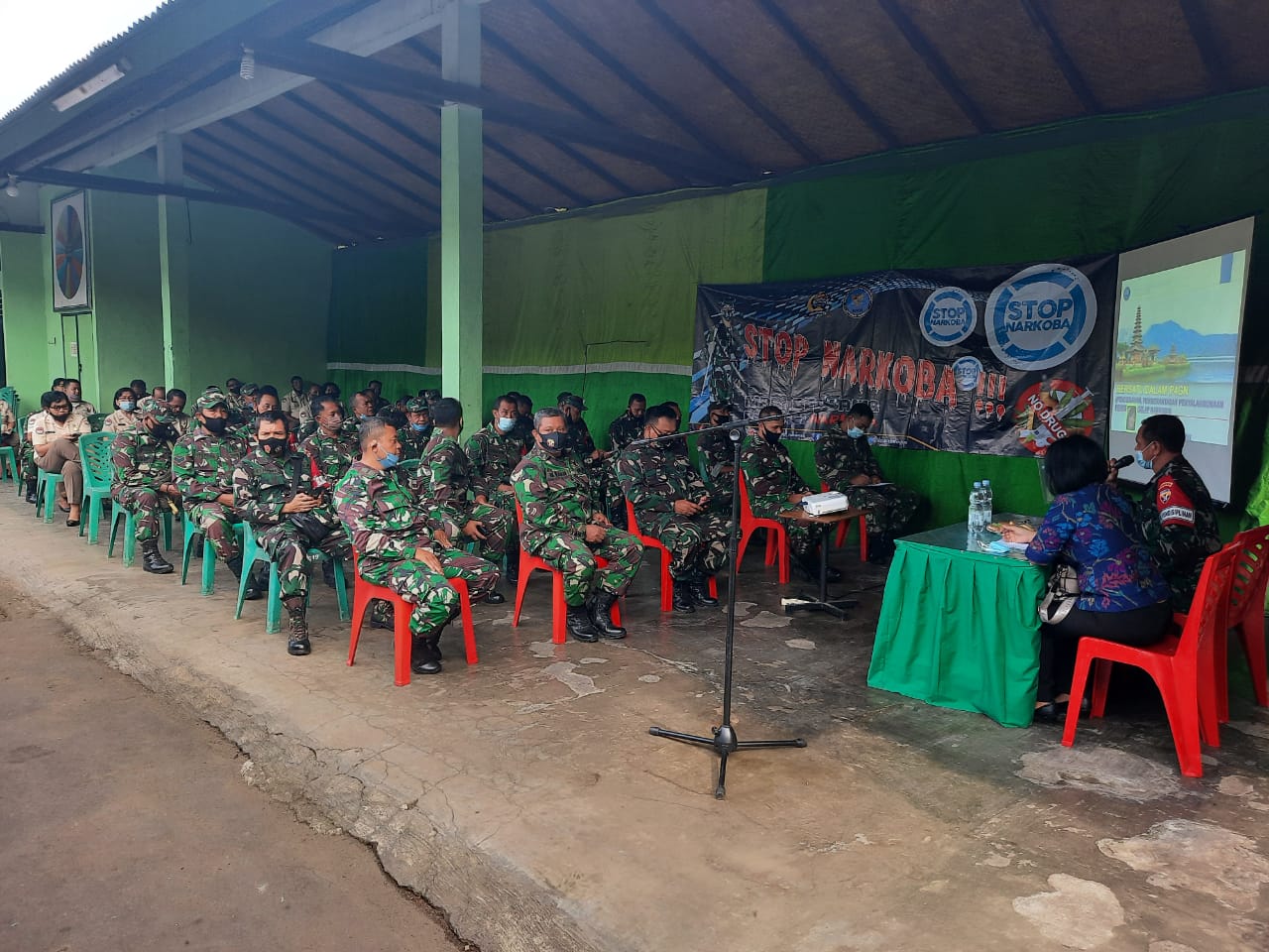 50 Personel Kodim Tabanan Tes Urine, Hasilnya Negatif