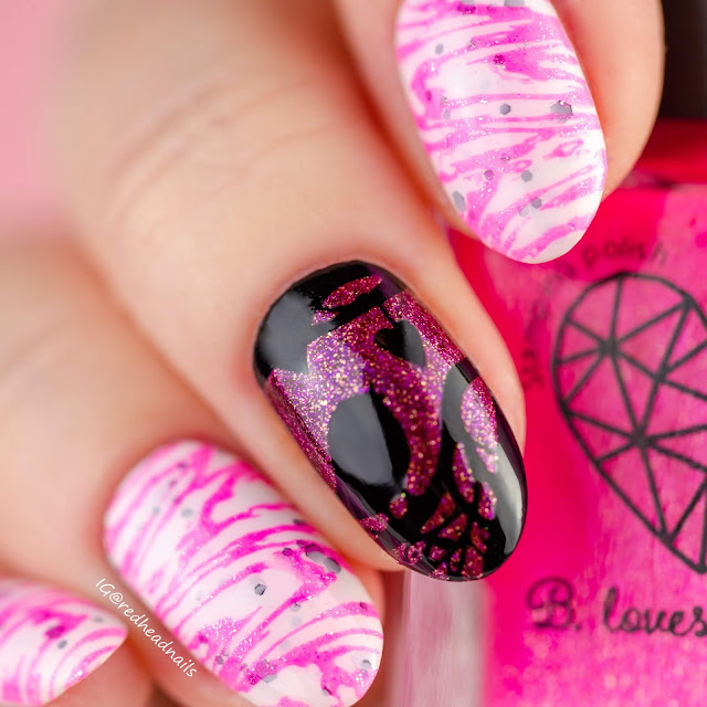 B. Loves Plates "Think Pink" stamping polish collection