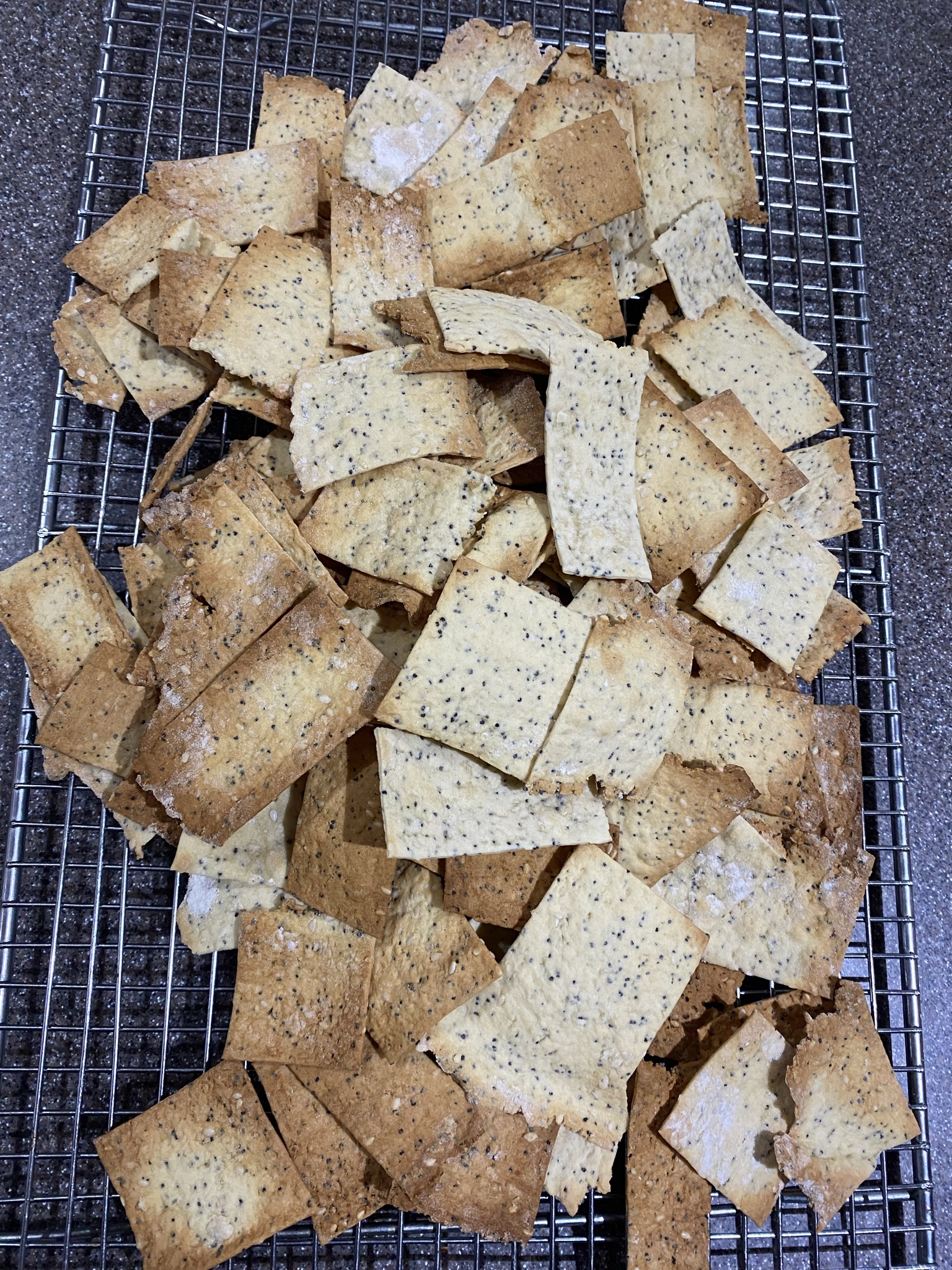 A Vision Splendid Rustic Lavash Cracker Recipe