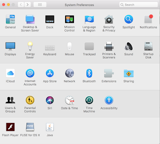 Mac os x Network tab