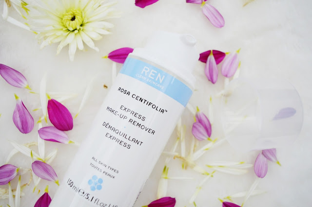 REN Rosa Centifolia Express Make-Up Remover review, FashionFake, beauty bloggers